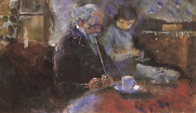 Edvard Munch Beside the table